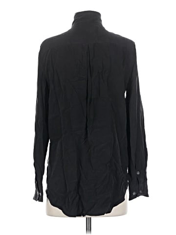 Equipment Long Sleeve Silk Top (view 2)