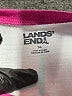 Lands' End 100% Polyester Ivory Long Sleeve T-Shirt Size 14 - photo 3