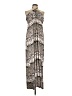 Nicola 100% Polyester Animal Print Silver Casual Dress Size L - photo 1