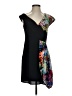 BCBGMAXAZRIA 100% Polyester Graphic Black Cocktail Dress Size 4 - photo 1