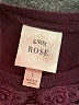 Knox Rose Burgundy Pullover Sweater Size L - photo 7
