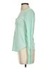 E by Eloise Green Long Sleeve Henley Size XS - photo 5