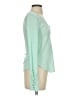 E by Eloise Green Long Sleeve Henley Size XS - photo 4