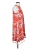 Max Studio 100% Polyester Paisley Orange Casual Dress Size XS - photo 4