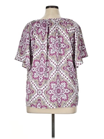 Ann Taylor Short Sleeve Blouse (view 2)