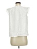 Ann Taylor LOFT White Sleeveless Blouse Size M - photo 2