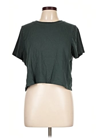 Madewell Softfade Cotton Boxy-Crop Tee (view 1)