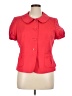 Le Suit Red Short Sleeve Blouse Size 16 Petite - photo 1