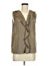 Anne Klein 100% Polyester Tan Sleeveless Blouse Size M - photo 1