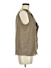 Anne Klein 100% Polyester Tan Sleeveless Blouse Size M - photo 4