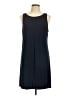 BCBGeneration Solid Blue Casual Dress Size L - photo 1