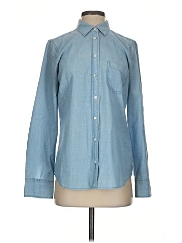 J.Crew Factory Store Long Sleeve Button-Down Shirt (view 1)