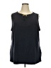 MICHAEL Michael Kors Black Sleeveless Blouse Size 3X - photo 1