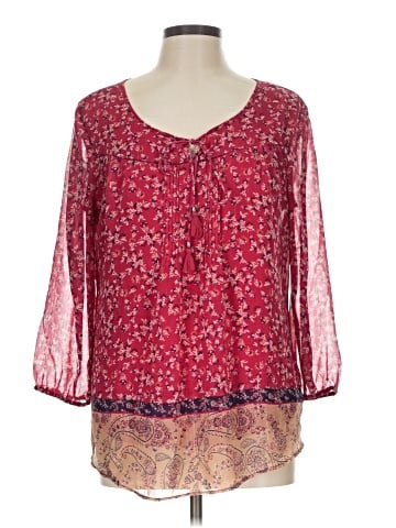 St. John's Bay 3/4 Sleeve Blouse (view 1)