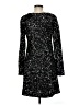 Gap 100% Polyester Stars Black Cocktail Dress Size M - photo 2
