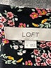 Ann Taylor LOFT 100% Rayon Floral Black Romper Size 6 - photo 4