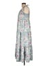 Zara 100% Polyester Floral Gray Casual Dress Size L - photo 5