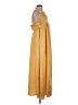 Unbranded 100% Polyester Yellow Casual Dress Size S - photo 4