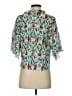 Zara Teal Short Sleeve Blouse Size XS - photo 2