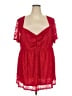 Torrid Red Short Sleeve Top Size 4X Plus (4) - photo 1