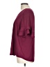 Worthington 100% Polyester Burgundy Short Sleeve Blouse Size L - photo 5