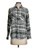 Forever 21 Plaid Gray Long Sleeve Button-Down Shirt Size S - photo 1