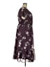 Torrid 100% Polyester Floral Purple Casual Dress Size 4X Plus (4) - photo 4