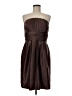 Bill Levkoff 100% Polyester Brown Cocktail Dress Size 12 - photo 1