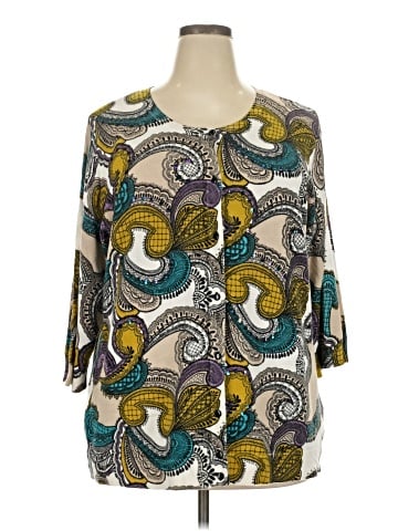 Lane Bryant 3/4 Sleeve Blouse (view 1)
