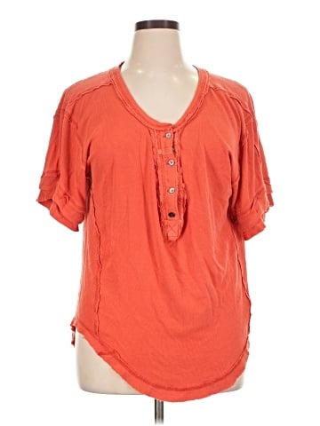 We the Free Short Sleeve Henley (view 1)