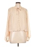 Blu Pepper 100% Polyester Ivory Long Sleeve Blouse Size L - photo 1