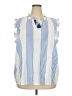 Talbots Blue Sleeveless Blouse Size 3X Petite - photo 1