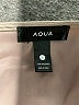 Aqua 100% Polyester Metallic Silver Long Sleeve Blouse Size L - photo 7