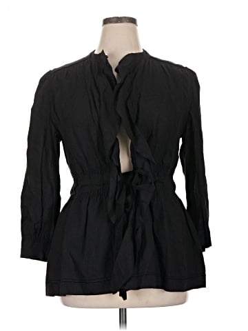 Donna Karan New York 3/4 Sleeve Blouse (view 1)