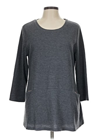 LOGO by Lori Goldstein 3/4 Sleeve T-Shirt (view 1)
