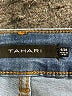 Tahari Solid Blue Jeans Size 6 - photo 7
