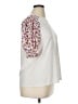 CeCe White Short Sleeve Top Size XL - photo 4