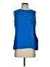 T Tahari 100% Polyester Blue Sleeveless Blouse Size S - photo 1