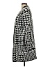 Nine West 100% Recycled Polyester Houndstooth Gray Cardigan Size L - photo 5
