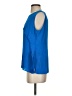 T Tahari 100% Polyester Blue Sleeveless Blouse Size S - photo 5