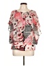 Style&Co 100% Polyester Pink 3/4 Sleeve Blouse Size L - photo 1
