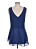 Socialite Blue Sleeveless Blouse Size L - photo 2