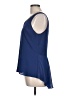 Socialite Blue Sleeveless Blouse Size L - photo 5