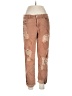 American Eagle Outfitters Graphic Brown Jeans Size 8 xlong - photo 1
