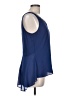 Socialite Blue Sleeveless Blouse Size L - photo 4
