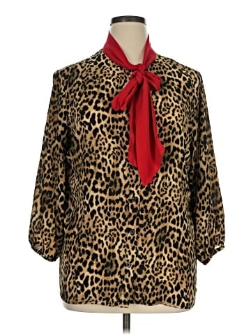 New York & Company 3/4 Sleeve Blouse (view 1)