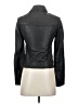 ALLSAINTS 100% Viscose Solid Black Jacket Size 0 - photo 2