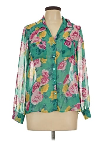 Forever 21 Long Sleeve Blouse (view 1)