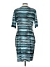 Connected Apparel Graphic Teal Casual Dress Size 12 - photo 2