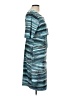 Connected Apparel Graphic Teal Casual Dress Size 12 - photo 4